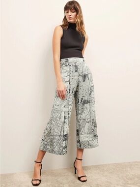 MM Lafleur pants in Map Print sz L/12
